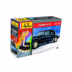 HEL56763 - Heller 1:24 Gift Set - Citroen 15 CV
