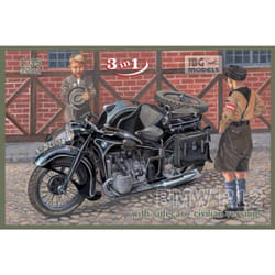 IBG Models 35001 BMW R12 1:35 Military Vehicle Model Kit