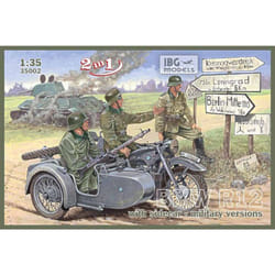 IBG Models 35002 BMW R12 1:35 Military Vehicle Model Kit
