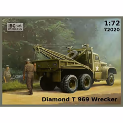 IBG Models 72020 Diamond T 969 Wrecker Truck 1:72 Plastic Model Kit