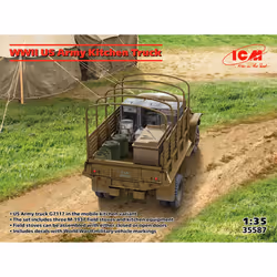 ICM 35587 WWII US Army Kitchen Truck 1:35 Model Kit