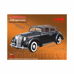 ICM24022 - ICM 1:24 - Admiral Cabriolet Soft Top, WWII German Car