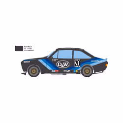 Italeri 3664 Ford Escort Zakspeed Gr. 2 1:24 Scale Model Kit