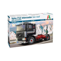 Italeri 3957 Volvo F12 Intercooler Low Roof with Accessories 1:24 Model Kit