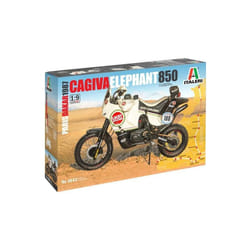 Italeri 4643 1:9 Cagiva Elephant 850 Paris Dakar 1987 Plastic Model Kit