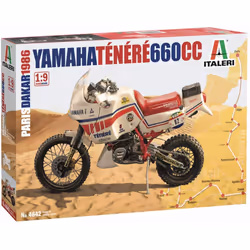 Italeri IT4642 - 1/9 Yamaha Tenere 660cc 1986 Paris - Dakar Version Motorbike Kit