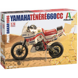 Italeri IT4642 - 1/9 Yamaha Tenere 660cc 1986 Paris - Dakar Version Motorbike Kit