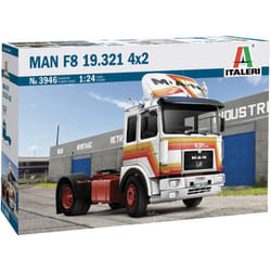 Italeri Man F8 19.321 2 Axle Tractor Truck 1:24 Scale Model Kit