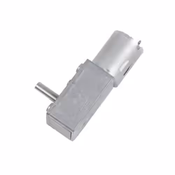 L-type Right Angle 370 DC Geared Motor High Torque 12V All Metal Gear Worm Gear Self-locking Motor