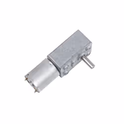 L-type Right Angle 370 DC Geared Motor High Torque 12V All Metal Gear Worm Gear Self-locking Motor