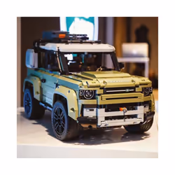 L42110 For Land Rover Defender Off Road 4x4 Car Blocks Exclusive Model Advanced Building Kit Collectable Toys Set