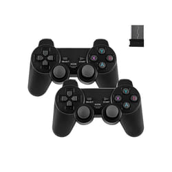 2.4G Joystick Gamepad with Receiver Wireless Gamepad 3D Rocker Home TV Mini Game Console Controller Battery Operated for PS1