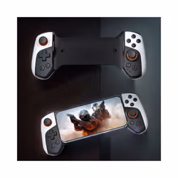 Cell Phone Gamepad Bluetooth-Compatible5.3 Macro Function Phone Game Controller for iPhone 15/14/13/iPad/iOS/Tablet/PC/Switch