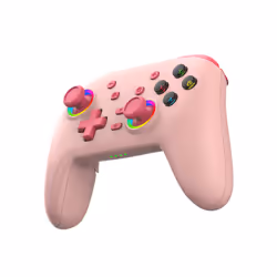 Game Controller 3-mode Connection Wireless Gamepad Controller RGB Lighting Bluetooth-compatible for PS4/Switch/PC/Computer