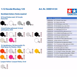Tamiya 14134 1:12 Honda Monkey 125 Model Kit