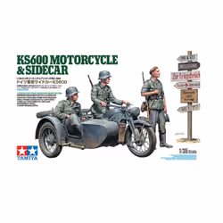Tamiya KS600 Motorcycle & Sidecar Model Kit
