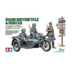 Tamiya KS600 Motorcycle & Sidecar Model Kit