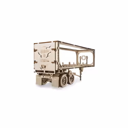 UGears Truck Trailer DIY Kit âÃà Heavy Boy Trailer for Truck Model âÃà Plywood DIY Model Accessory âÃà VM-03 Truck T ...