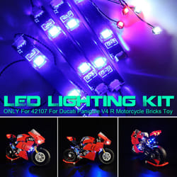 USB DIY LED Light Lighting Kit For LEGO 42107 For Ducati Panigale V4 R Motorcycle