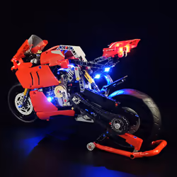 USB DIY LED Light Lighting Kit For LEGO 42107 For Ducati Panigale V4 R Motorcycle