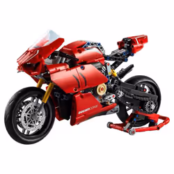 V4 R Motorbike, Collectible Superbike Display Model Building Kit With Gearbox And Working Suspension, Gift Idea.the Best Gift