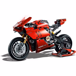 V4 R Motorbike, Collectible Superbike Display Model Building Kit With Gearbox And Working Suspension, Gift Idea.the Best Gift