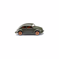 Wiking 083018 VW Pretzel Beetle Dark Matt Green 1946