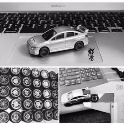 Xcartoys 1/64 ABS Wheels 4 Sets Per Pack Rubber Tire Hot Assembly Rim Modified Parts JDM Model Car Model Tires