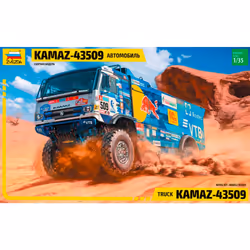 Zvezda 3657 Kamaz Rallye Truck 43509 1:35 Model Kit
