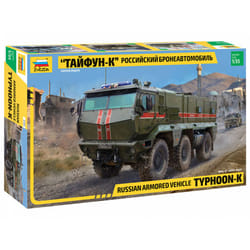 Zvezda 3701 Typhoon K 6x6 MRAP 1:35 Plastic Model Truck Kit