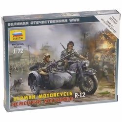 Zvezda Model ? Z6142 ?  ? Side As German N 12 ? 1: 72 Scale