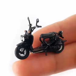 Realistic Motorcycle Model 1:64 Collectibles Props Resin Mini Model Toys for Dollhouse Scene Layout Micro Landscape