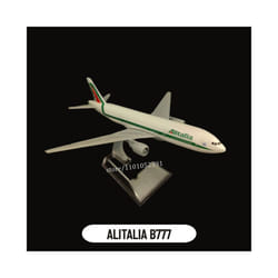 Scale 1:400 Metal Aircraft Model, Qantas A380 Airplane Diecast Plane Aeroplane Home Office Decor Mini - 145.ALITALIA B777