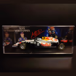 Scale 1:43 1:64 F1 Signature Display Case Acrylic PVC Box Xmas Kids Room Decoration Model Toys for Boys Protection