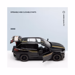Caipo 1:32 BMW X5M X5 SUV Alloy Model Car Toy Diecasts Casting Pull Back Sound and Light Car Toys For