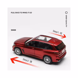 Caipo 1:32 BMW X5M X5 SUV Alloy Model Car Toy Diecasts Casting Pull Back Sound and Light Car Toys For