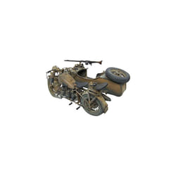 BMW R75 WITH SIDECAR - MILITARY MOTOR BIKES 1/9 MODEL - ITALERI 7403