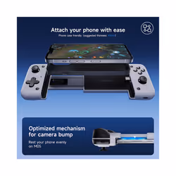 EasySMX M05 Type C Gamepad, Cloud Gaming Mobile Phone Controller for Android Phone/Xbox Game Pass/iPhone 15, Mapping function