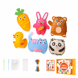 Kids Sewing Kit Doll Sewing Kit for Kid Doll Making Supplies Learn