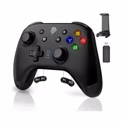 EasySMX Bayard 9124 Gamepad Bluetooth Joystick Game Controller for Nintendo Switch/PC/Cellphone, One Key to Wake Up, 6 Axis G ...