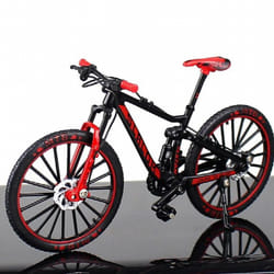 Crazy Magic Finger Bike Alloy Bicycle Model 1:10 Simulation Bicycle Bend Road Mini Racing Toys Adult Collection Movable