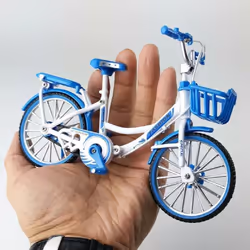 Crazy Magic Finger Bike Alloy Bicycle Model 1:10 Simulation Bicycle Bend Road Mini Racing Toys Adult Collection Home furnishing