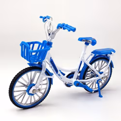 Crazy Magic Finger Bike Alloy Bicycle Model 1:10 Simulation Bicycle Bend Road Mini Racing Toys Adult Collection Home furnishing