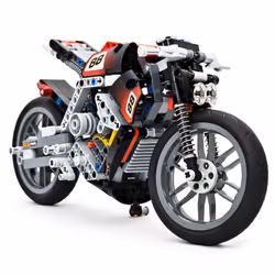 Harley Vehicle Motor Bike Building Bricks