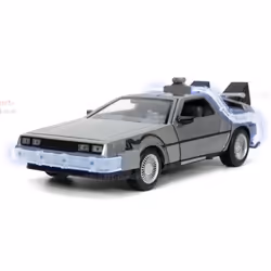 Back to the Future DeLorean Time Machine with Light 1:24 Die-Cast