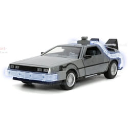 Back to the Future DeLorean Time Machine with Light 1:24 Die-Cast