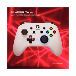 GameSir T4 Pro White Version Bluetooth Gaming Controller 2.4G Wireless Gamepad for Nintendo Switch PC Cellphone Cloud Games