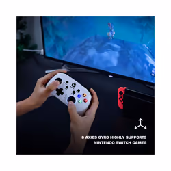 GameSir T4 Pro White Version Bluetooth Gaming Controller 2.4G Wireless Gamepad for NintendoÂ Switch PC Cellphone CloudÂ Games