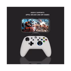 GameSir T4 Pro White Version Bluetooth Gaming Controller 2.4G Wireless Gamepad for NintendoÂ Switch PC Cellphone CloudÂ Games