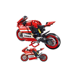Technical Expert Famous Car Building Block MOC Motorcycle Race Speed Motorbike Assembly Bricks